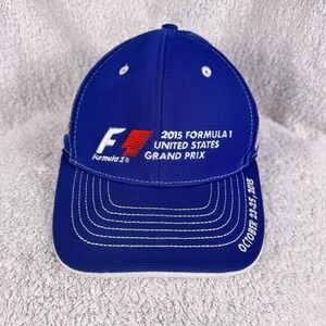 Formula 1 F1 United States Grand Prix 2015 Hat Cap Hook And Loop Blue Racing